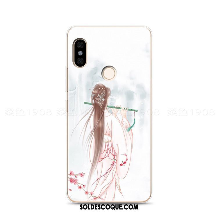 Coque Xiaomi Mi 8 Art Classiques Couleur Incassable Rose Housse Pas Cher