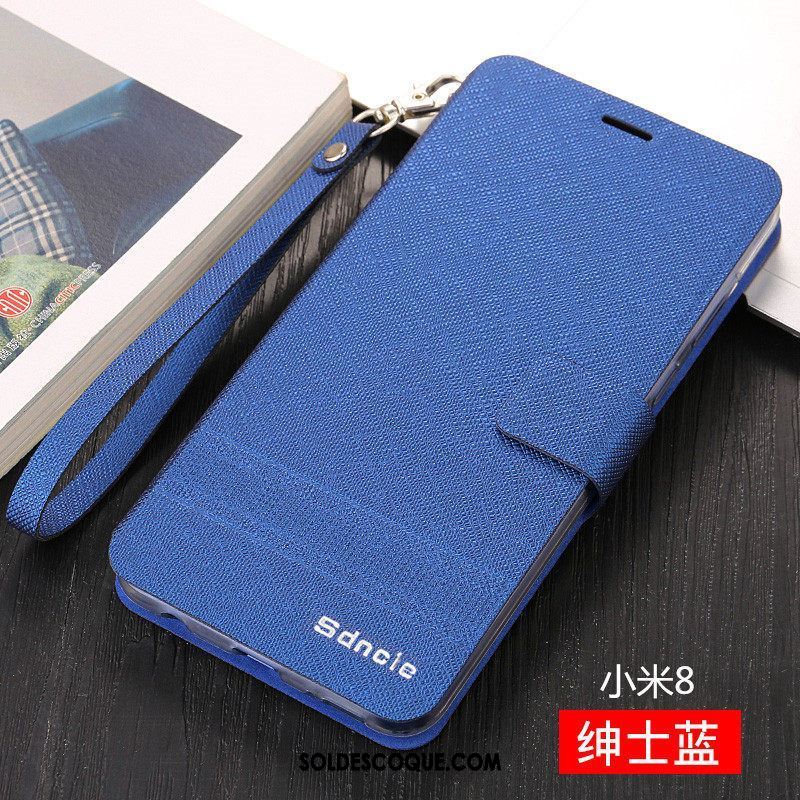 Coque Xiaomi Mi 8 Clamshell Petit Incassable Mémorial Fluide Doux En Ligne