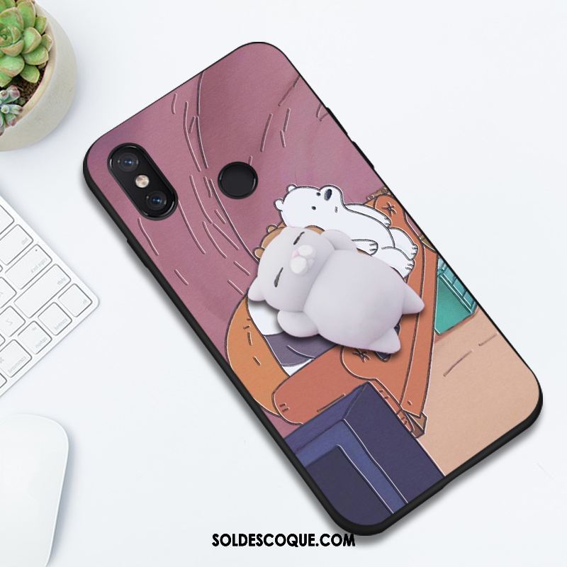 Coque Xiaomi Mi 8 Dimensionnel Tout Compris Silicone Créatif Décompression Pas Cher