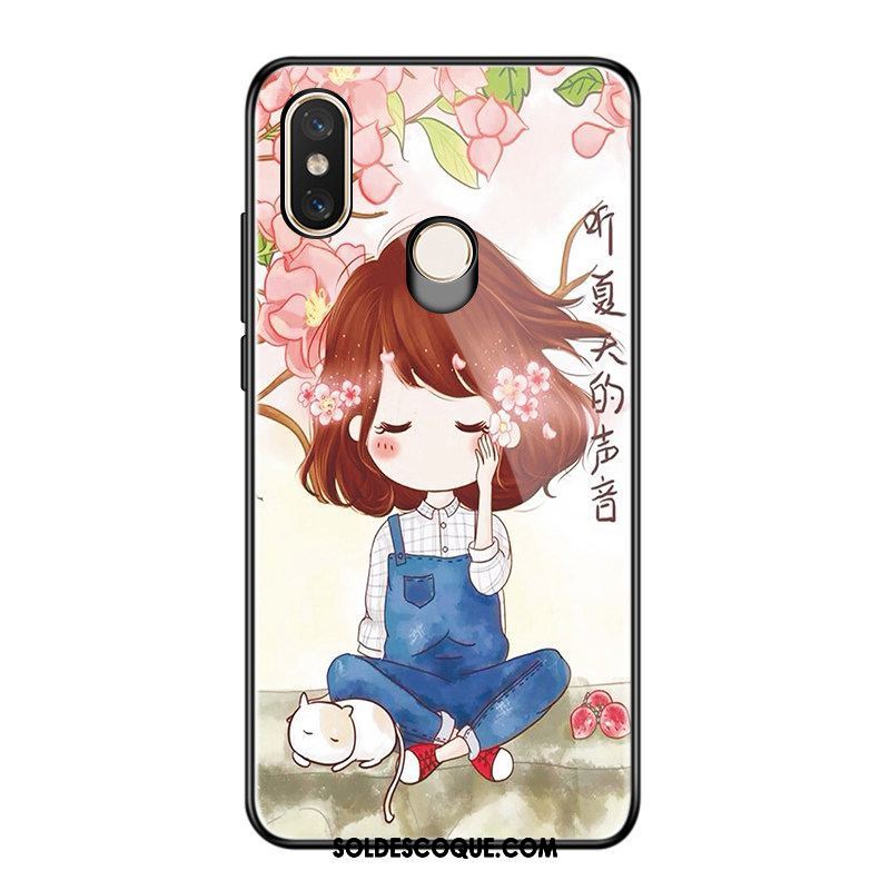 Coque Xiaomi Mi 8 Dégradé Dessin Animé Incassable Très Mince Silicone En Vente