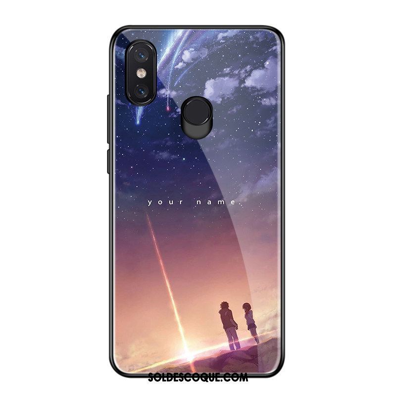 Coque Xiaomi Mi 8 Dégradé Dessin Animé Incassable Très Mince Silicone En Vente