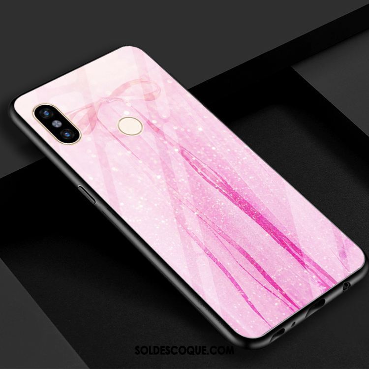 Coque Xiaomi Mi 8 Dégradé Téléphone Portable Jaune Couleur Rouge Pas Cher