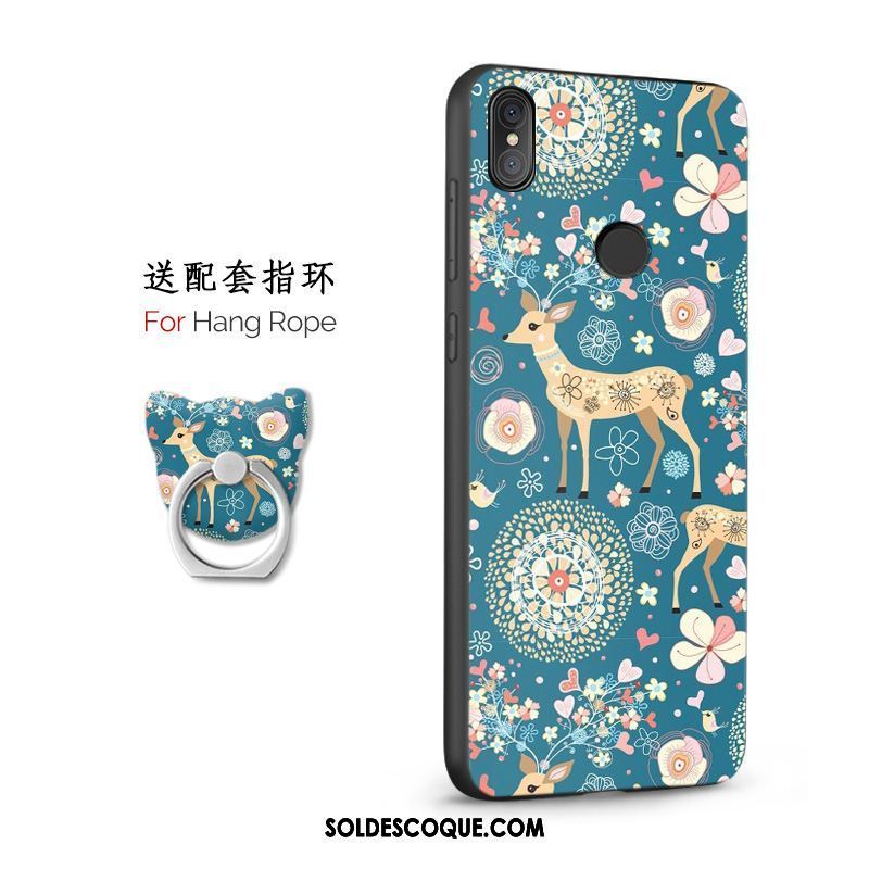 Coque Xiaomi Mi 8 Gaufrage Support Petit Tout Compris Délavé En Daim France