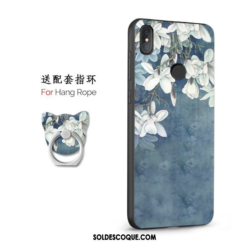 Coque Xiaomi Mi 8 Gaufrage Support Petit Tout Compris Délavé En Daim France