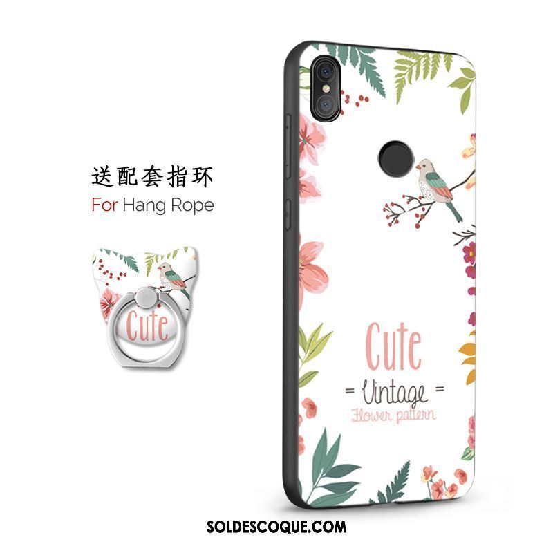 Coque Xiaomi Mi 8 Gaufrage Support Petit Tout Compris Délavé En Daim France