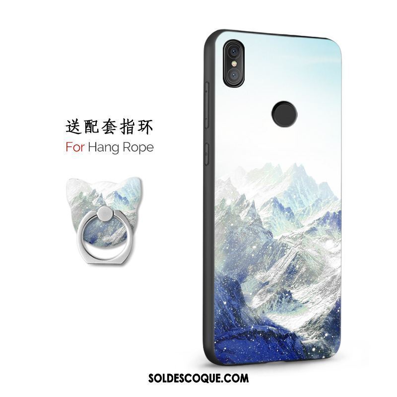 Coque Xiaomi Mi 8 Gaufrage Support Petit Tout Compris Délavé En Daim France