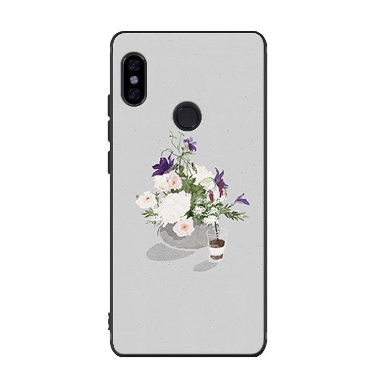 Coque Xiaomi Mi 8 Gris Incassable Étui Frais Téléphone Portable Pas Cher