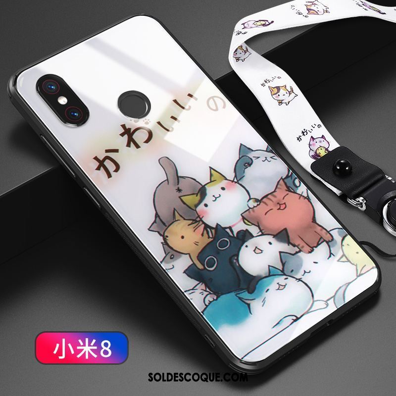 Coque Xiaomi Mi 8 Incassable Créatif Amoureux Personnalité Nouveau Housse Pas Cher