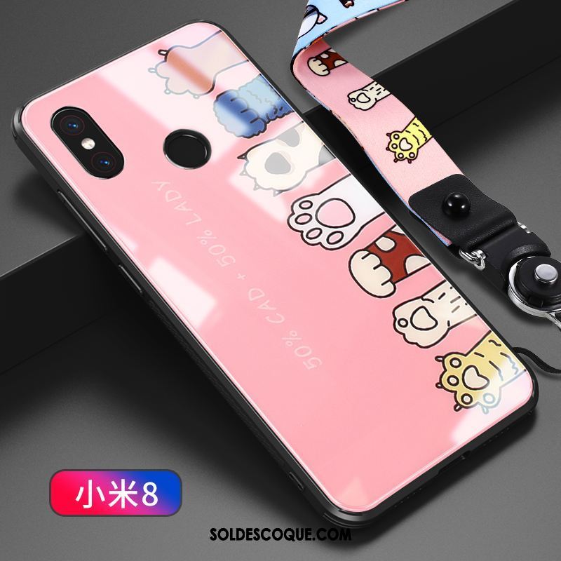 Coque Xiaomi Mi 8 Incassable Créatif Amoureux Personnalité Nouveau Housse Pas Cher