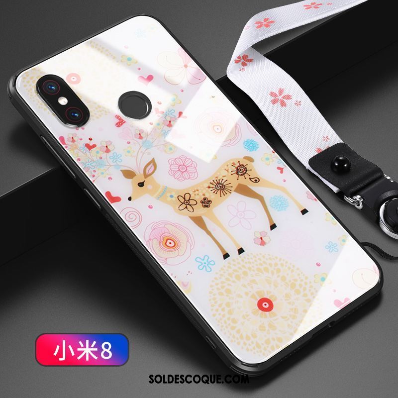 Coque Xiaomi Mi 8 Incassable Créatif Amoureux Personnalité Nouveau Housse Pas Cher