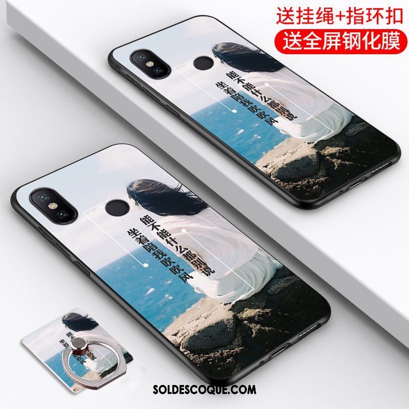 Coque Xiaomi Mi 8 Incassable Rouge Étui Transparent Téléphone Portable France