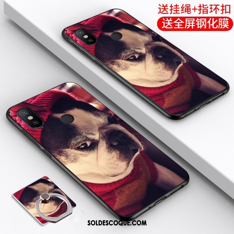 Coque Xiaomi Mi 8 Incassable Rouge Étui Transparent Téléphone Portable France