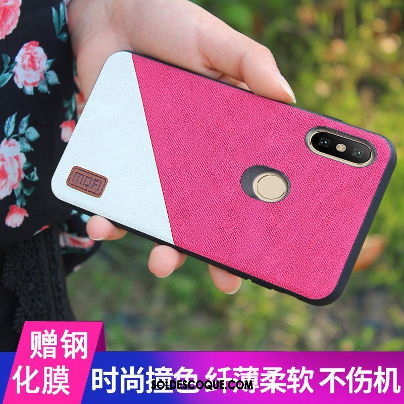 Coque Xiaomi Mi 8 Incassable Simple Tissu Personnalité Téléphone Portable En Ligne