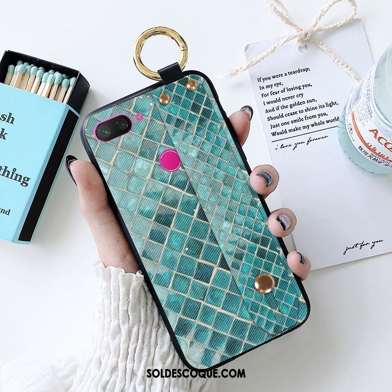 Coque Xiaomi Mi 8 Lite Créatif Fluide Doux Étui Délavé En Daim Protection Pas Cher