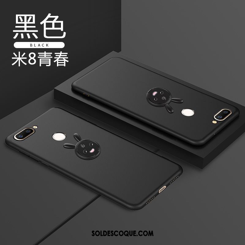 Coque Xiaomi Mi 8 Lite Créatif Incassable Jeunesse Silicone Petit En Ligne