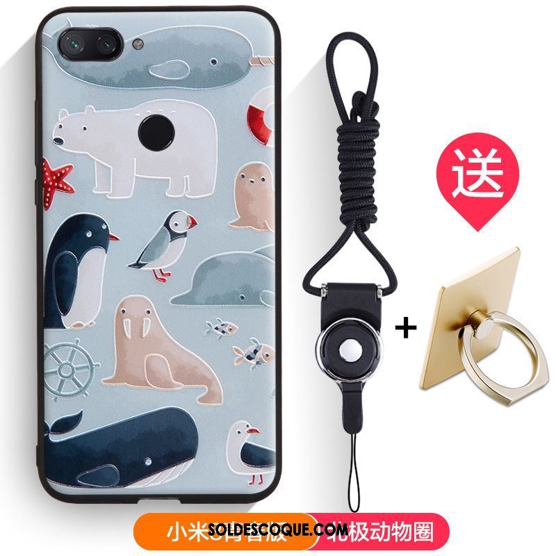 Coque Xiaomi Mi 8 Lite Créatif Protection Dessin Animé Téléphone Portable Silicone En Ligne