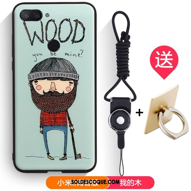 Coque Xiaomi Mi 8 Lite Créatif Protection Dessin Animé Téléphone Portable Silicone En Ligne