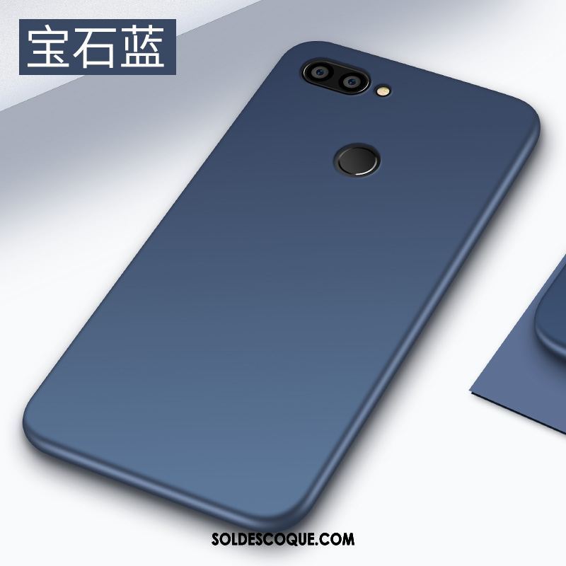 Coque Xiaomi Mi 8 Lite Délavé En Daim Silicone Petit Téléphone Portable Antidérapant Housse En Ligne