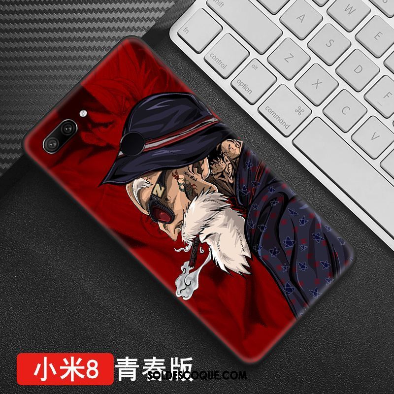 Coque Xiaomi Mi 8 Lite Jeunesse Modèle Dimensionnel Protection Style Chinois Pas Cher