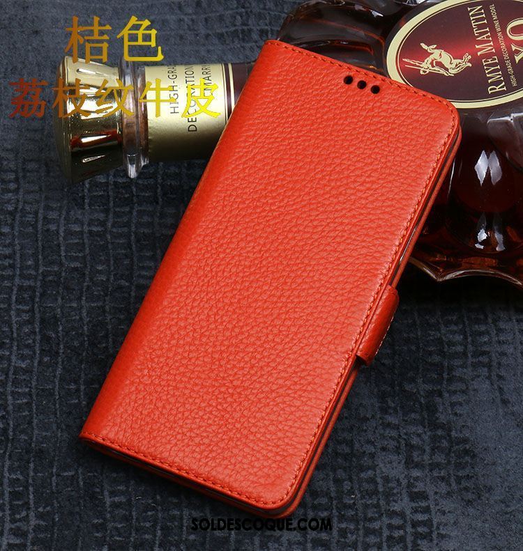 Coque Xiaomi Mi 8 Lite Jeunesse Rouge Protection Manuel Étui En Cuir Pas Cher