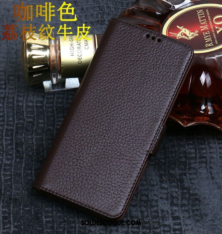 Coque Xiaomi Mi 8 Lite Jeunesse Rouge Protection Manuel Étui En Cuir Pas Cher