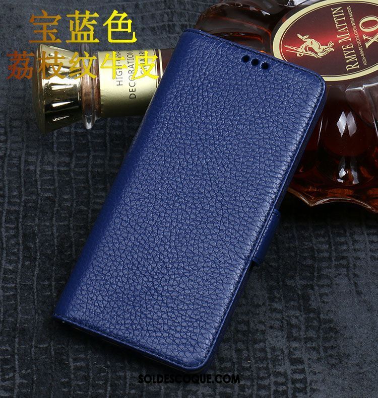 Coque Xiaomi Mi 8 Lite Jeunesse Rouge Protection Manuel Étui En Cuir Pas Cher