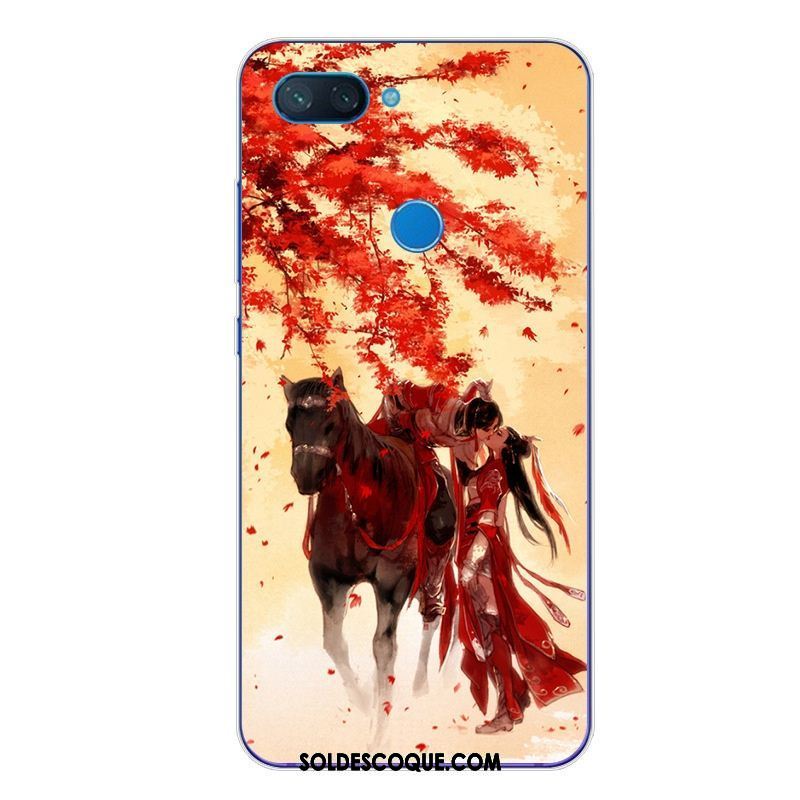 Coque Xiaomi Mi 8 Lite Jeunesse Vintage Téléphone Portable Peinture Ornements Suspendus Pas Cher