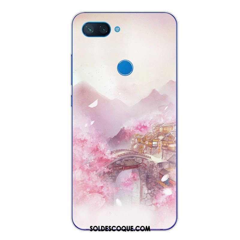 Coque Xiaomi Mi 8 Lite Jeunesse Vintage Téléphone Portable Peinture Ornements Suspendus Pas Cher