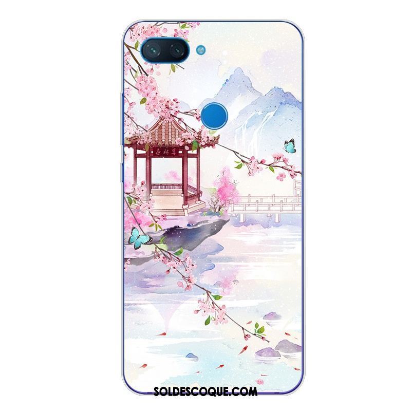 Coque Xiaomi Mi 8 Lite Jeunesse Vintage Téléphone Portable Peinture Ornements Suspendus Pas Cher