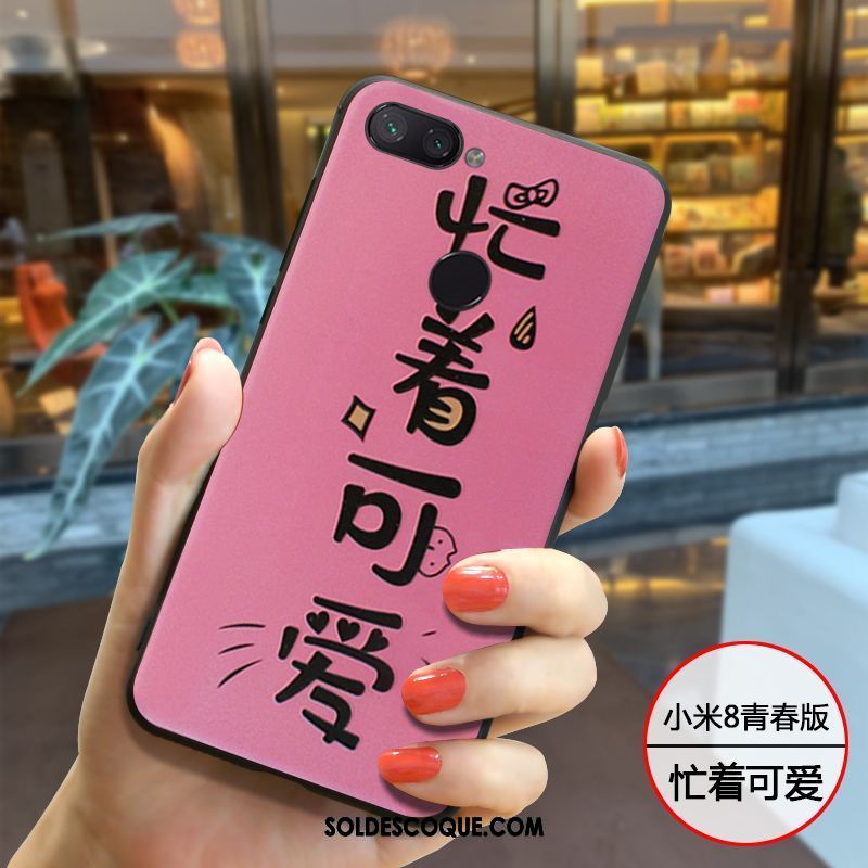 Coque Xiaomi Mi 8 Lite Personnalité Étui Créatif Jeunesse Protection Soldes