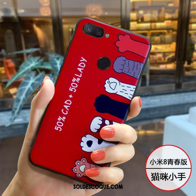 Coque Xiaomi Mi 8 Lite Personnalité Étui Créatif Jeunesse Protection Soldes