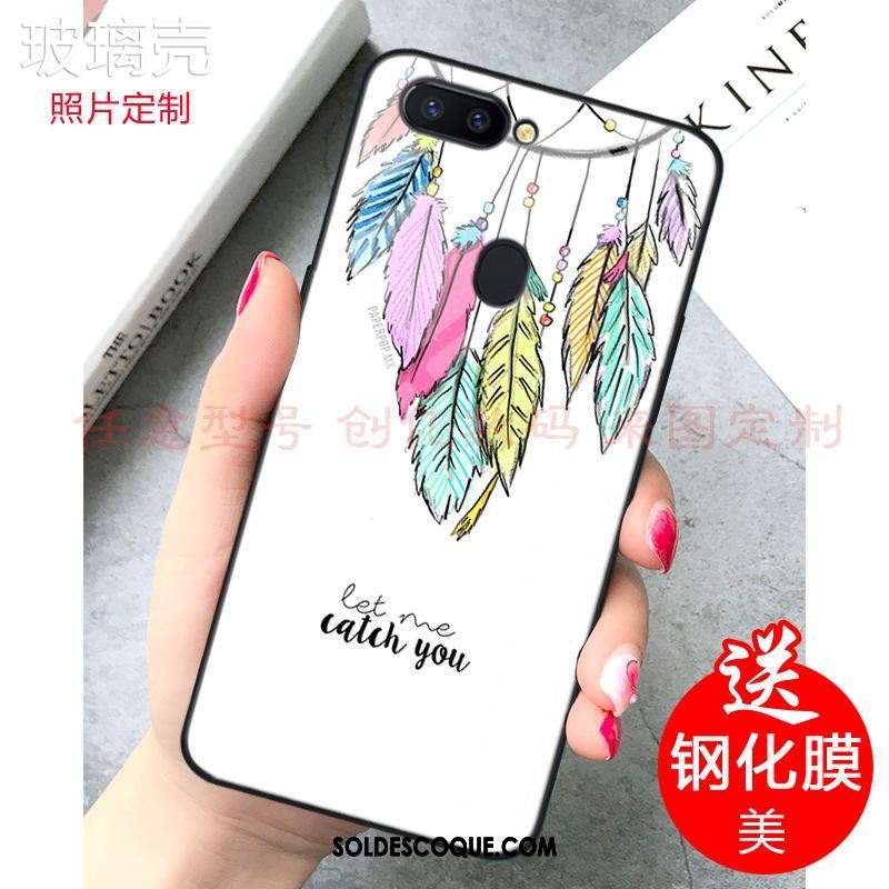 Coque Xiaomi Mi 8 Lite Rose Frais Jeunesse Citron Verre Soldes