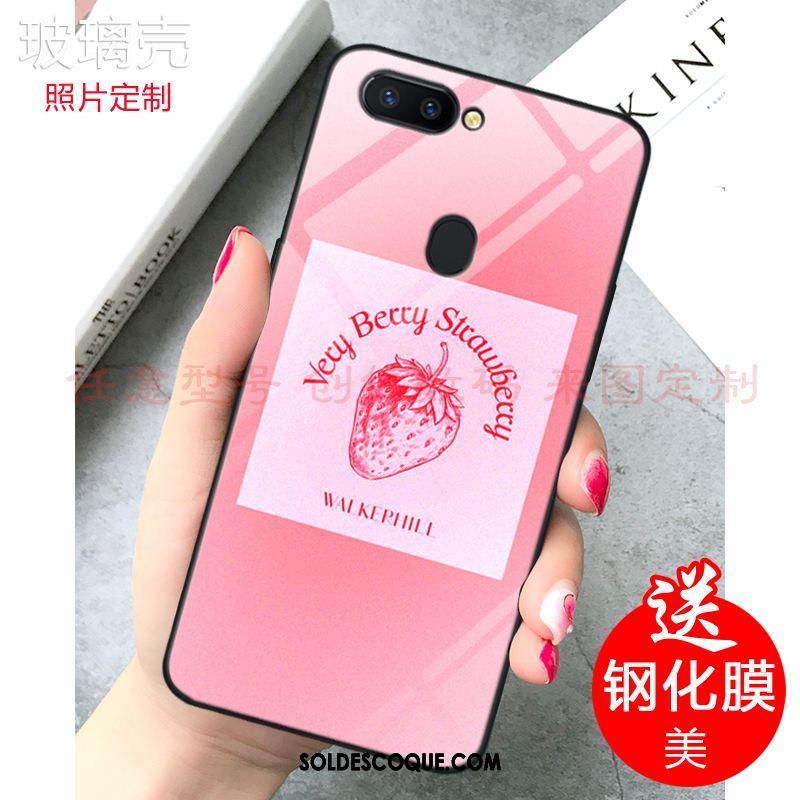 Coque Xiaomi Mi 8 Lite Rose Frais Jeunesse Citron Verre Soldes