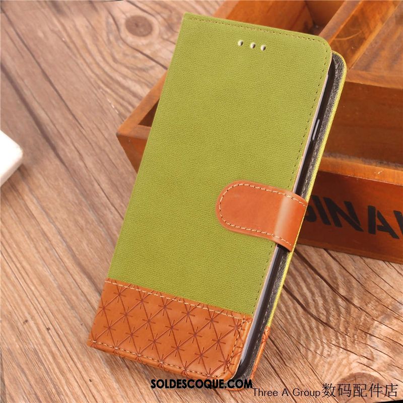 Coque Xiaomi Mi 8 Lite Vert Portefeuille Protection Téléphone Portable Étui En Cuir En Ligne