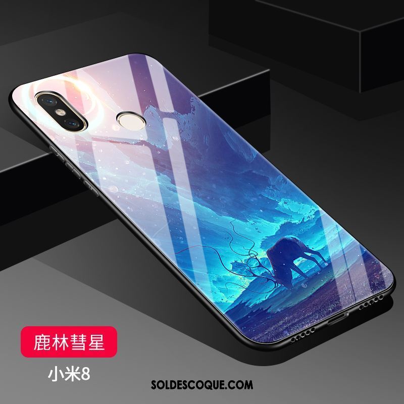 Coque Xiaomi Mi 8 Miroir Incassable Ornements Suspendus Petit Transparent Pas Cher