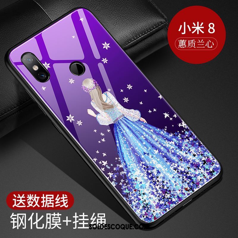 Coque Xiaomi Mi 8 Nouveau Petit Silicone Très Mince Téléphone Portable Soldes