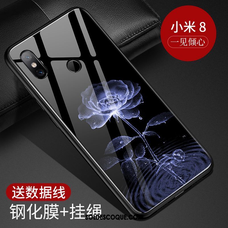 Coque Xiaomi Mi 8 Nouveau Petit Silicone Très Mince Téléphone Portable Soldes