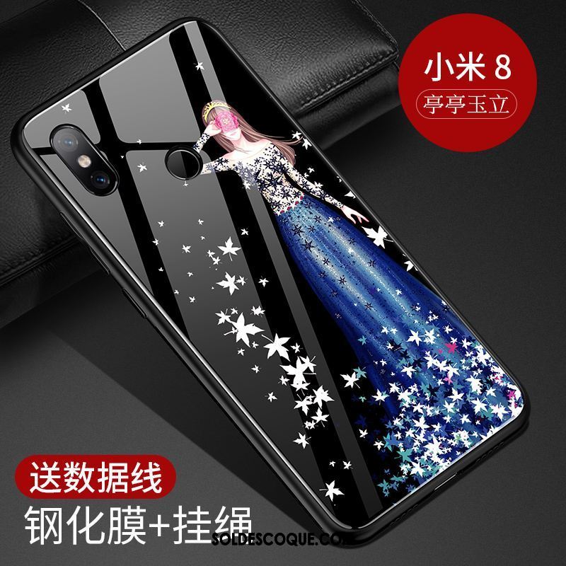 Coque Xiaomi Mi 8 Nouveau Petit Silicone Très Mince Téléphone Portable Soldes