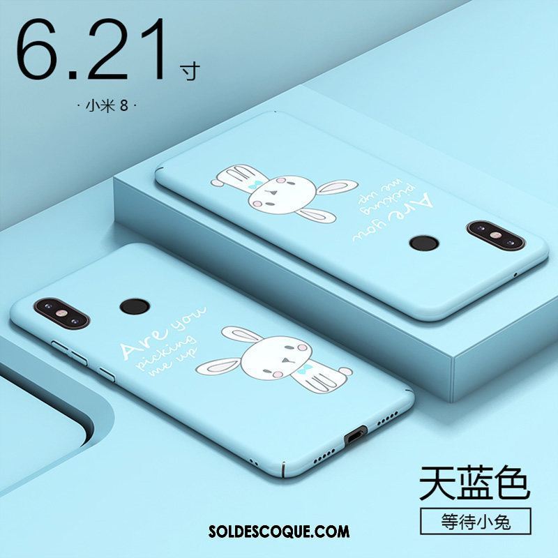 Coque Xiaomi Mi 8 Nouveau Plastique Petit Difficile Protection Pas Cher