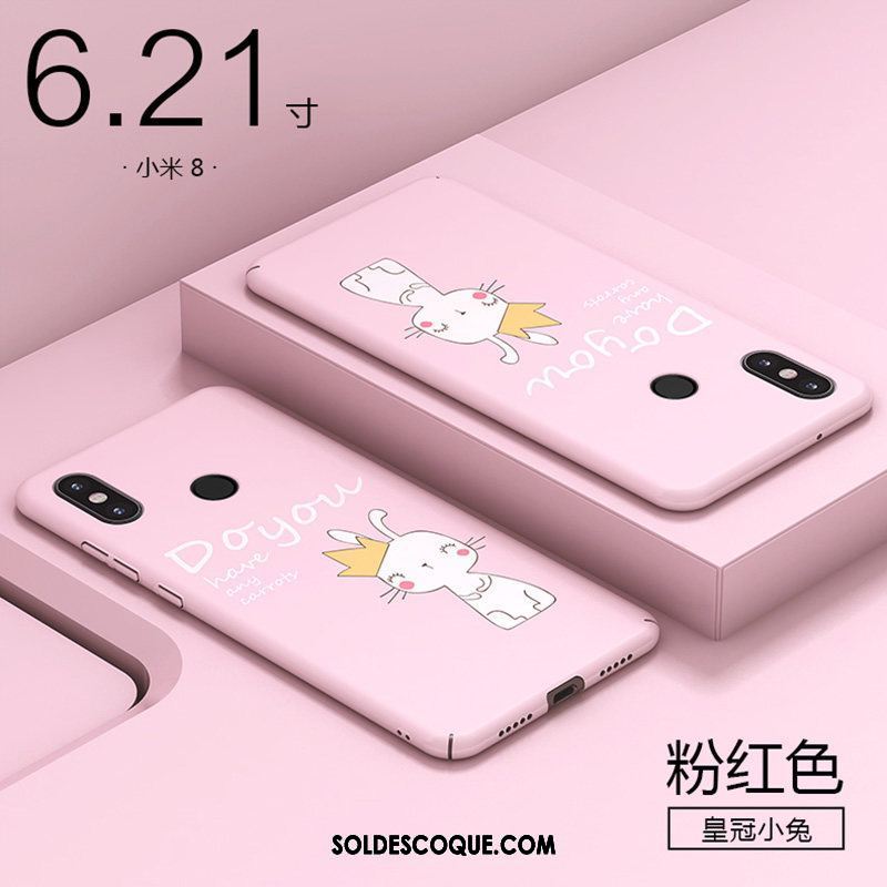 Coque Xiaomi Mi 8 Nouveau Plastique Petit Difficile Protection Pas Cher