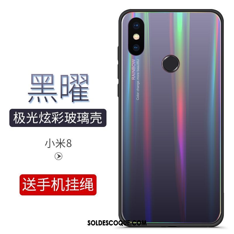 Coque Xiaomi Mi 8 Ornements Suspendus Personnalité Vert Créatif Tendance France