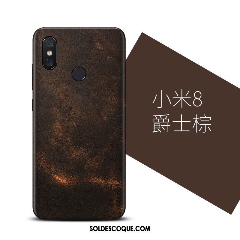 Coque Xiaomi Mi 8 Personnalité Étui Marque De Tendance Petit Incassable Pas Cher