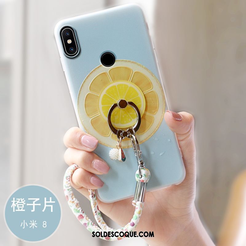 Coque Xiaomi Mi 8 Petit Gaufrage Tout Compris Téléphone Portable Fluide Doux Soldes