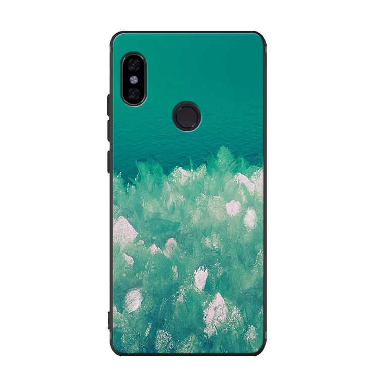 Coque Xiaomi Mi 8 Petit Téléphone Portable Vert Incassable Silicone Soldes