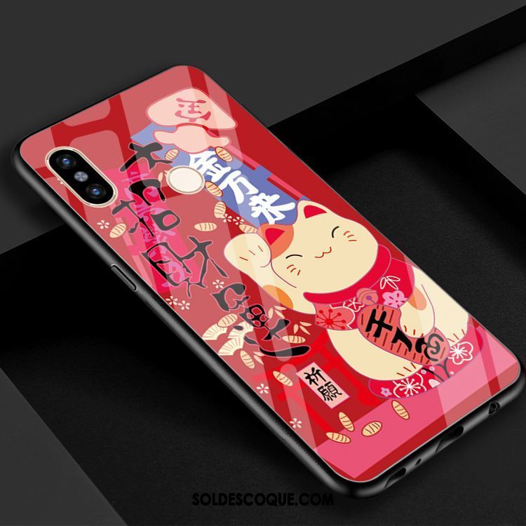 Coque Xiaomi Mi 8 Petit Verre Chat Téléphone Portable Charmant En Vente