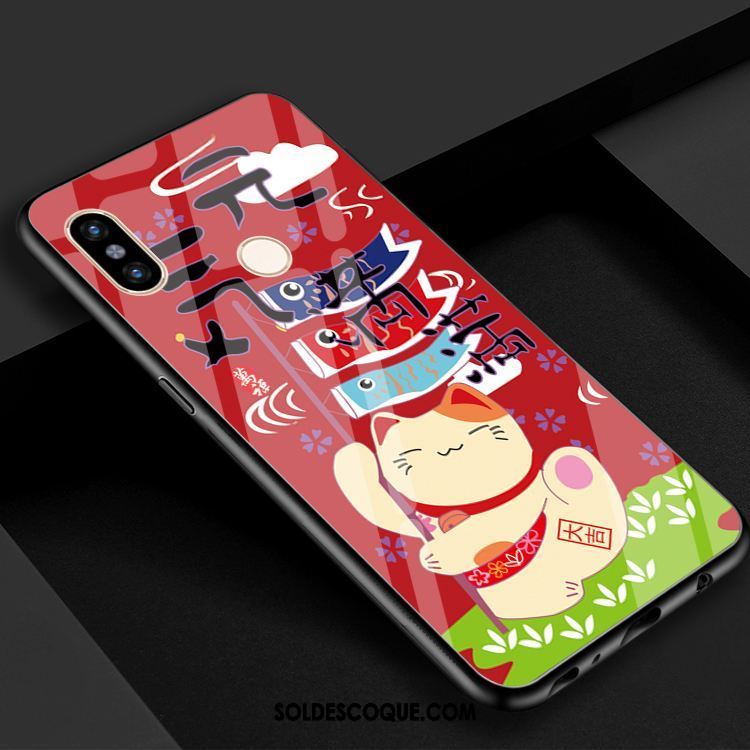 Coque Xiaomi Mi 8 Petit Verre Chat Téléphone Portable Charmant En Vente