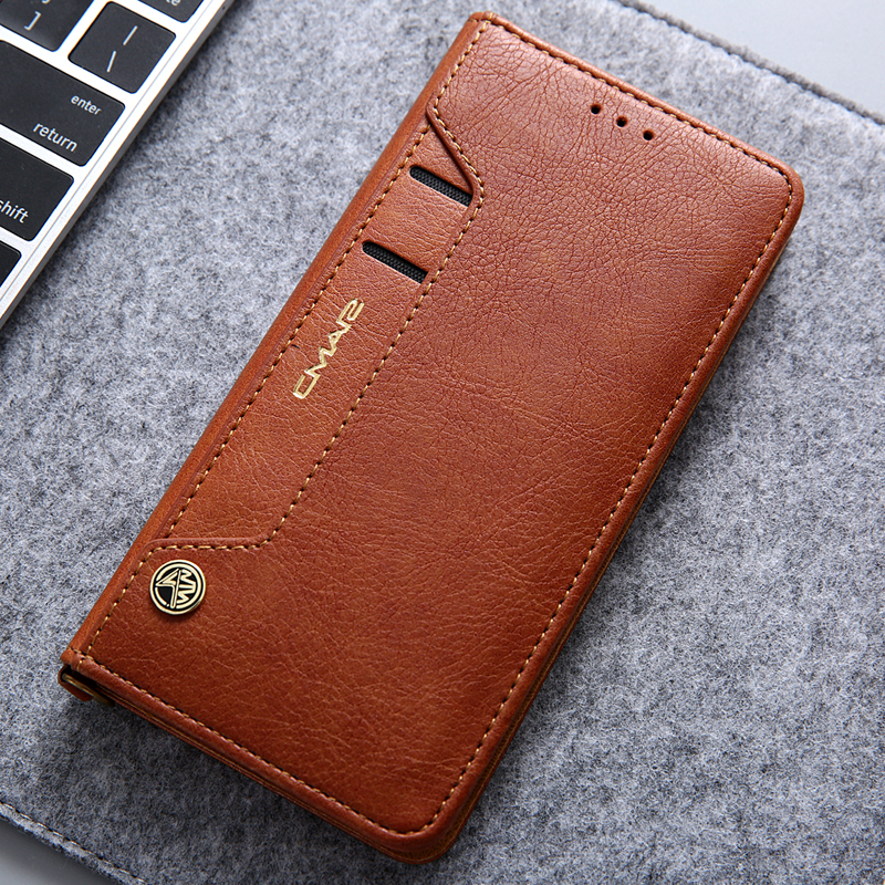 Coque Xiaomi Mi 8 Pro Cuir Véritable Incassable Tout Compris Protection Étui En Cuir En Vente