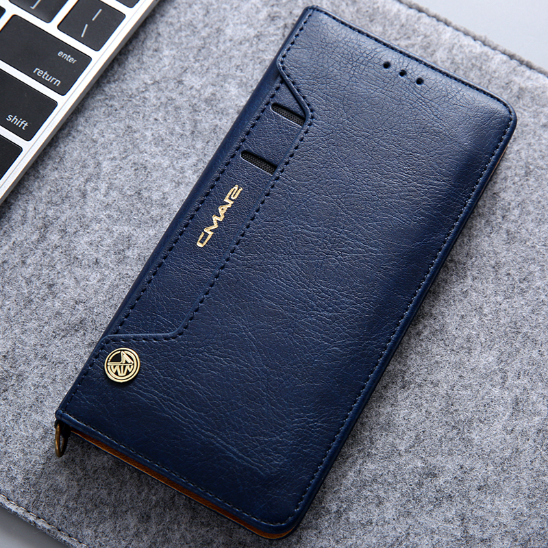 Coque Xiaomi Mi 8 Pro Cuir Véritable Incassable Tout Compris Protection Étui En Cuir En Vente