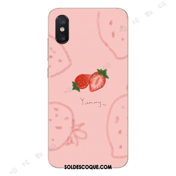 Coque Xiaomi Mi 8 Pro Fluide Doux Créatif Incassable Jaune Silicone Pas Cher