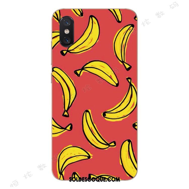 Coque Xiaomi Mi 8 Pro Fluide Doux Créatif Incassable Jaune Silicone Pas Cher